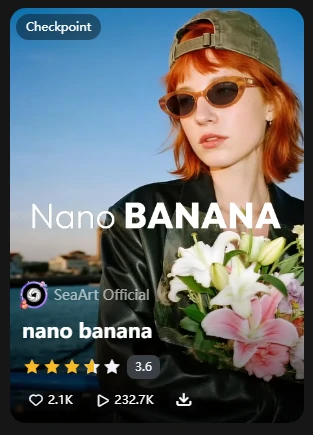 Selecciona el modelo Nano Banana para generar foto profesional