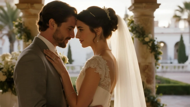 Romantic Wedding Couple