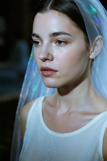 Retrato fantasioso con luz mágica