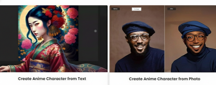 VanceAI アニメキャラクターメーカー