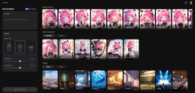 Describir y crear tu personaje en Polybuzz