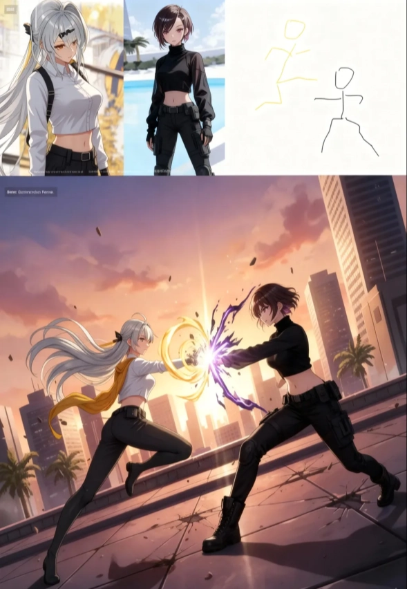 Sketch-to-Scene Magic