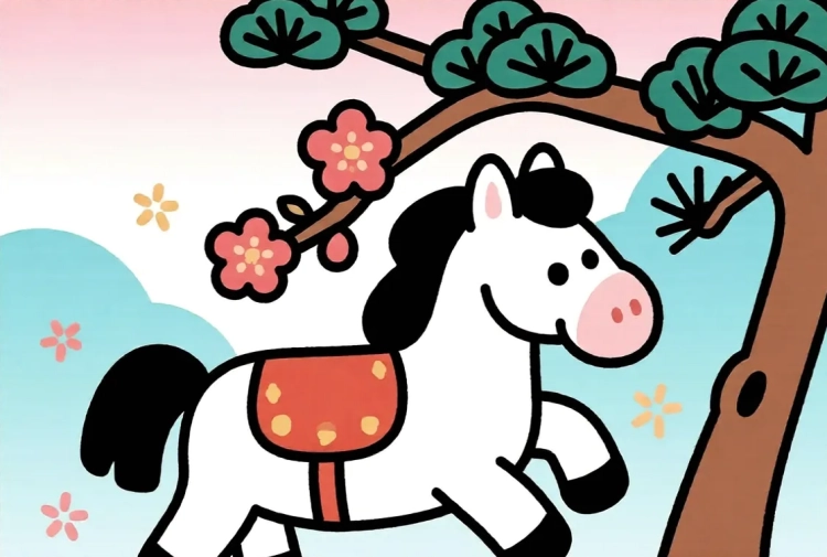 SeaArt AIで生成した午年イラスト