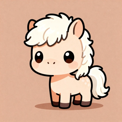 SNSアイコンにぴったりの午年イラスト