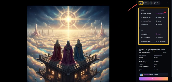 Gere e baixe sua imagem de Dia de Reis