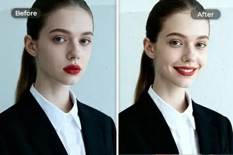 Фильтр улыбки ИИ