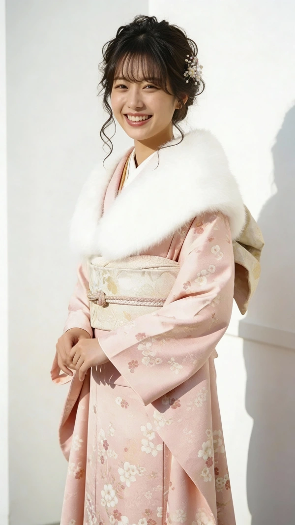 かわいい成人式写真