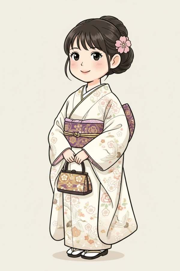 ミニキャラ成人式写真