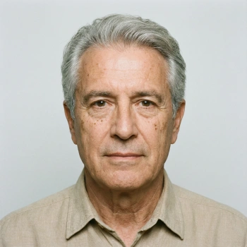 Foto de pasaporte para personas mayores