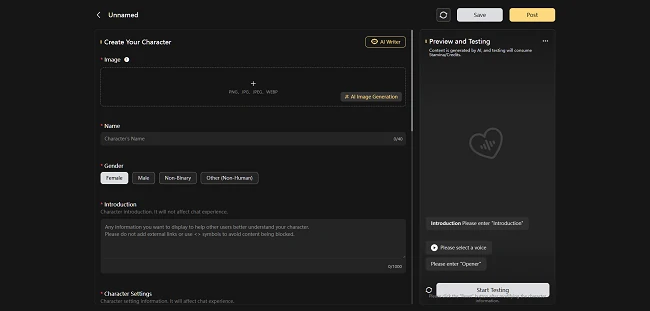 Create AI Character on SeaArt AI