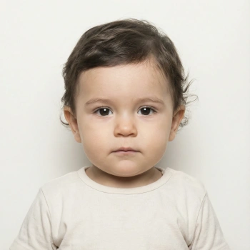 Foto de pasaporte para bebés