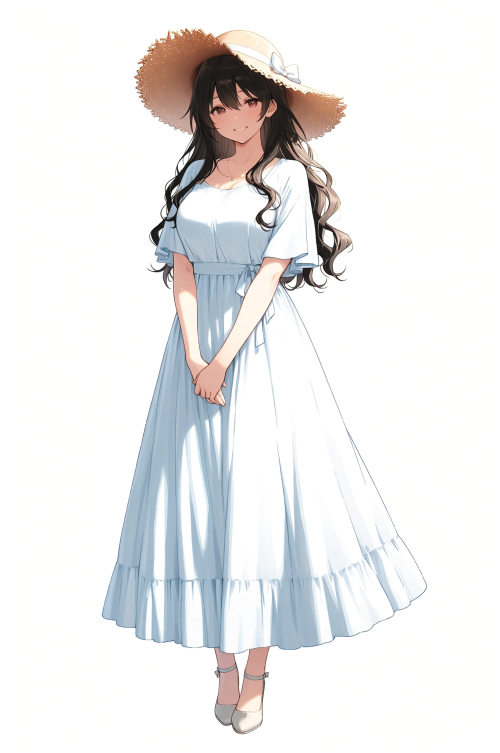 清楚系お嬢様 立ち絵