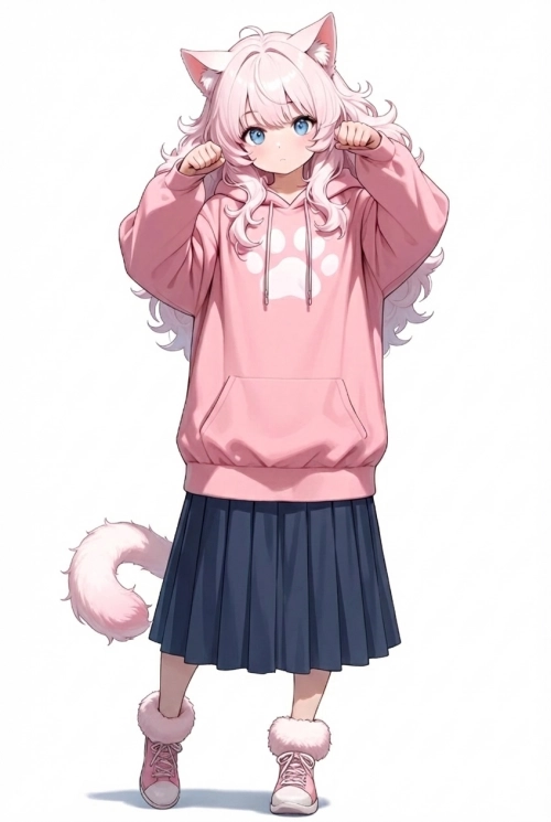 愛らしいケモミミ娘