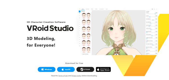 VRoid Stuido 3D Modeling