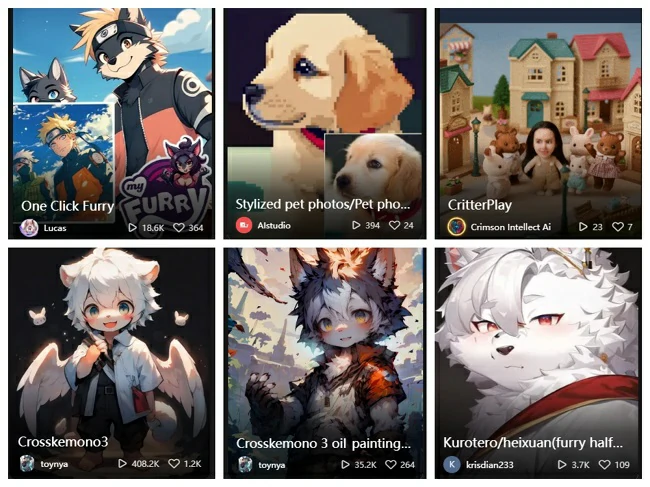 SeaArt Furry Art Generator Model