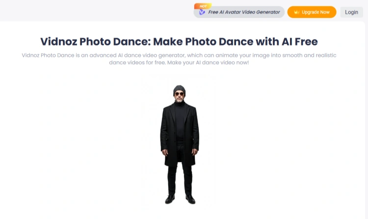Vidnoz AI dance generator