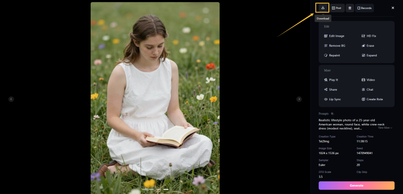 Download the AI-generated image