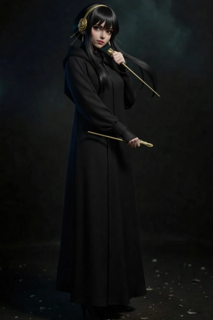 映画のポスター風のアニメキャラ実写画像