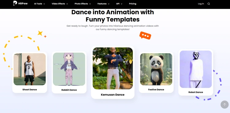 HitPaw AI dance generator