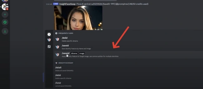 Discord Target Face Upload Page