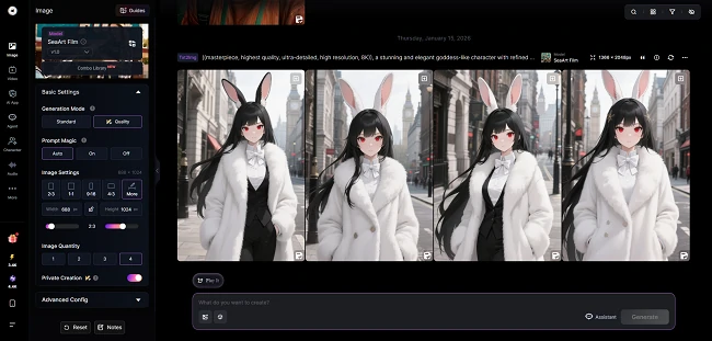 Create Furry Art Using SeaArt Step 2