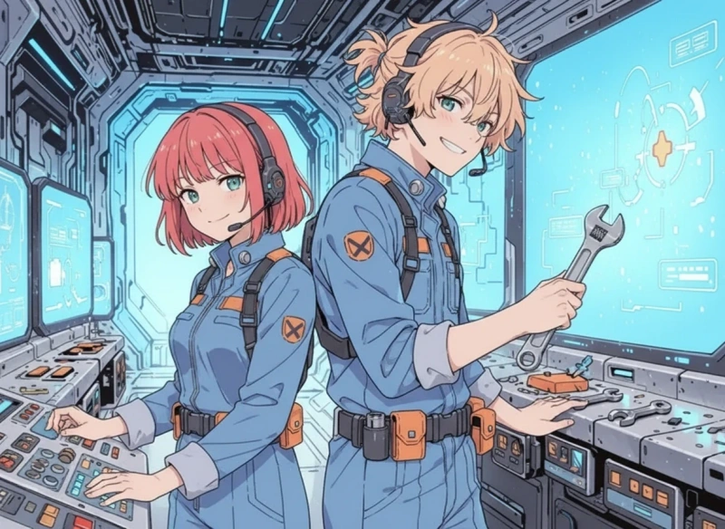 パイロット×整備士／ブリッジ