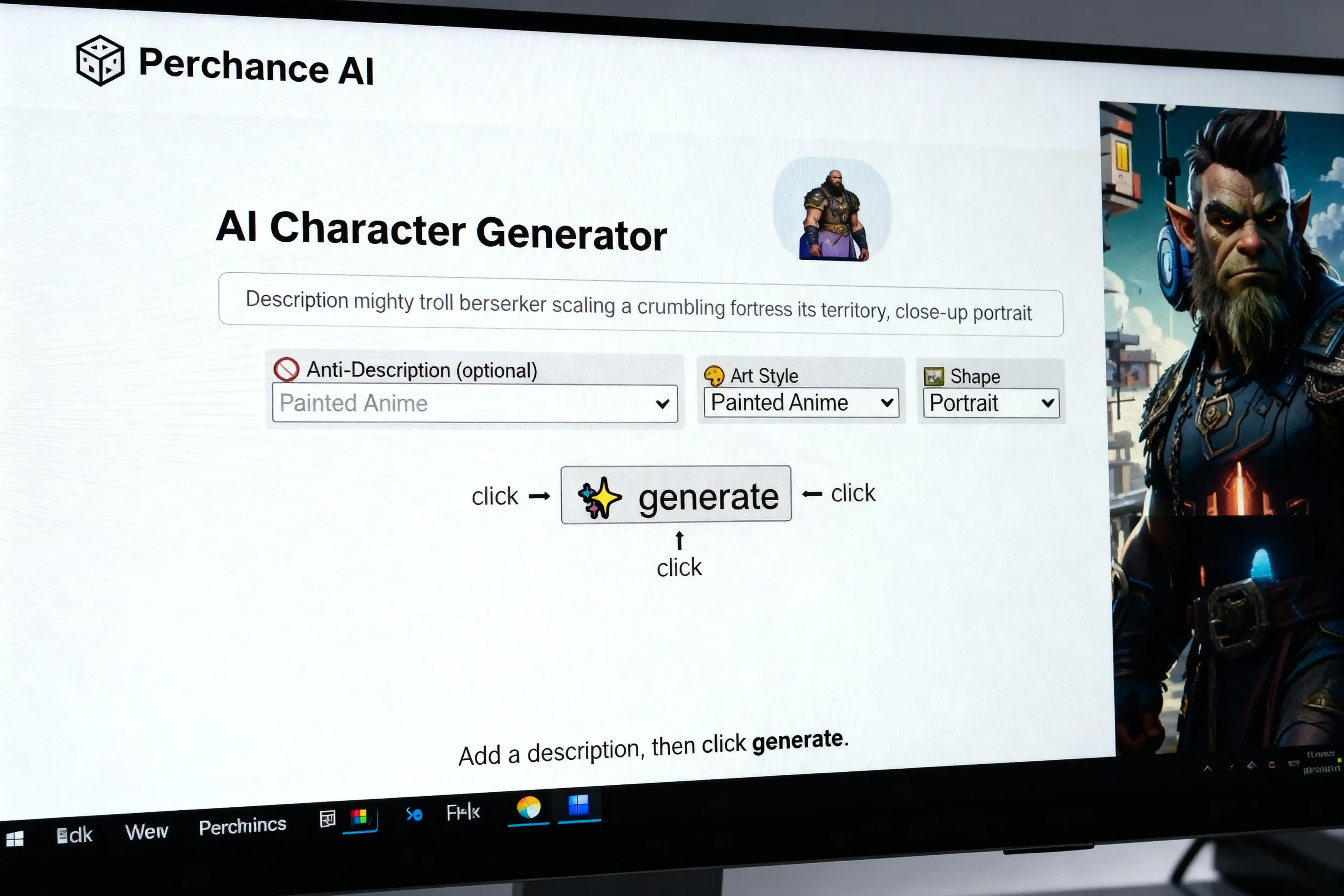 Perchance AI Image Generator Logo
