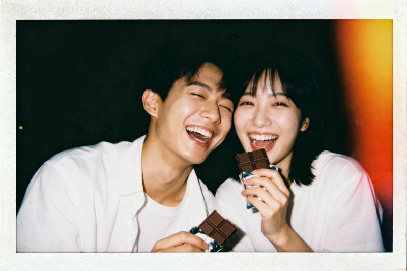 レトロなフィルムカメラ・ポラロイド風