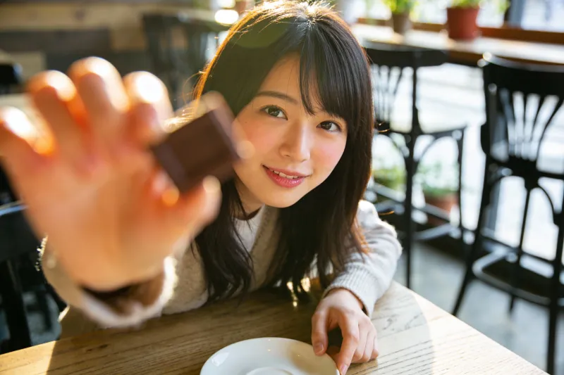 バレンタインAIイラスト 彼女