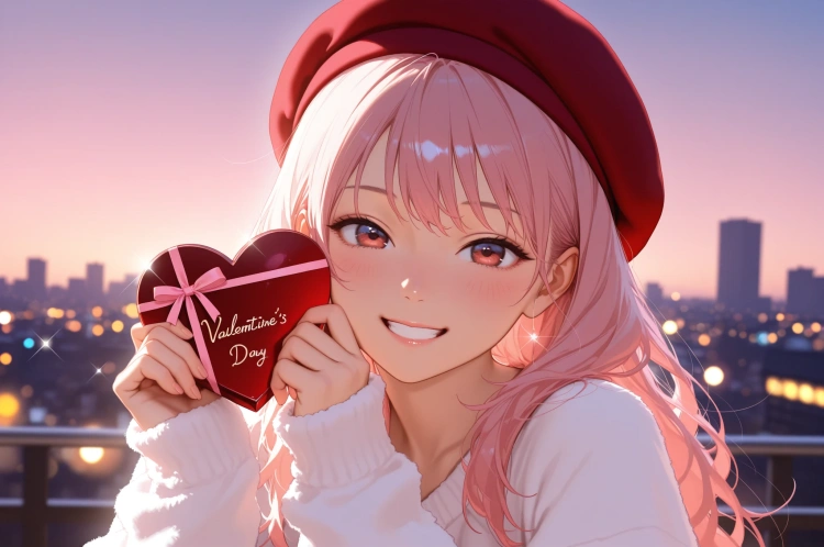 バレンタイン AIイラスト