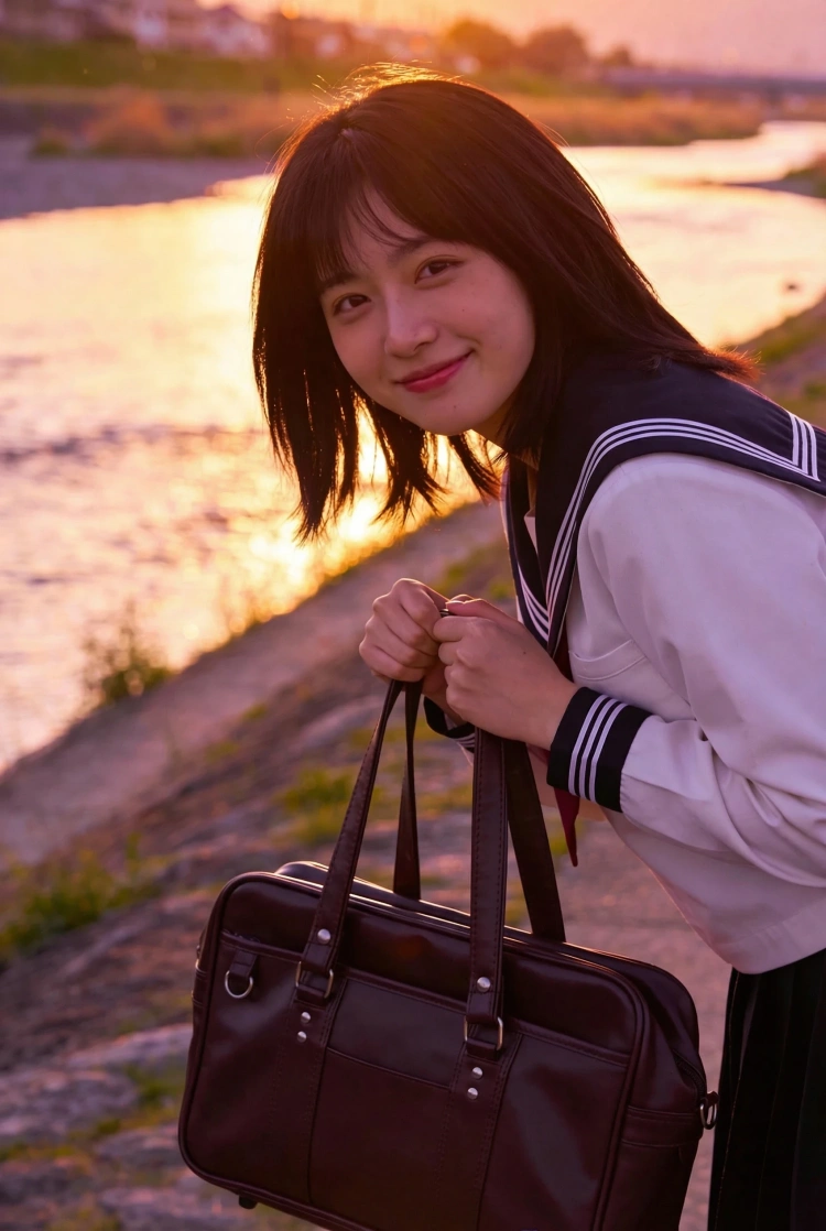 放課後の夕暮れ