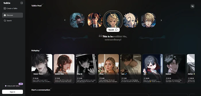Talkie AI Roleplay