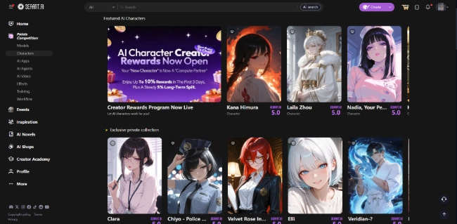 SeaArt AI Character Chat