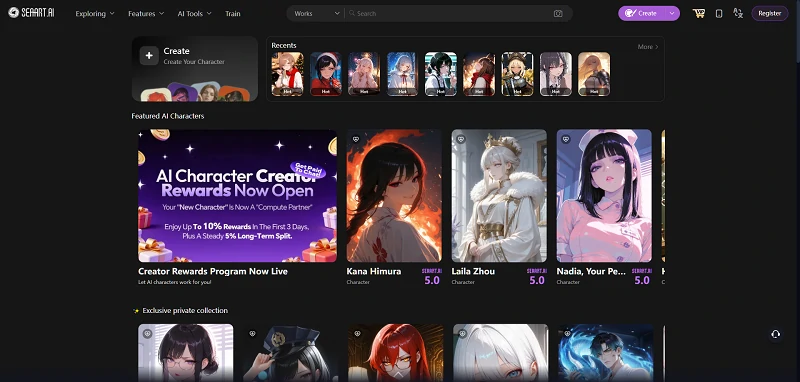 SeaArt AI Character Chat