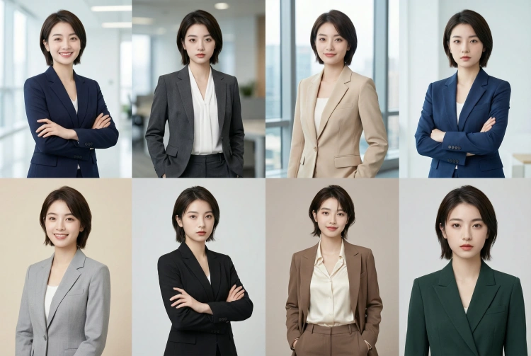 ビジネス用SNSプロフィール8枚セット