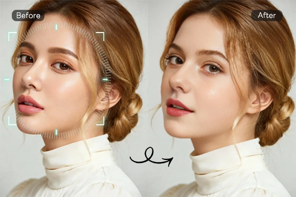 Gesichtertausch mit einem Klick