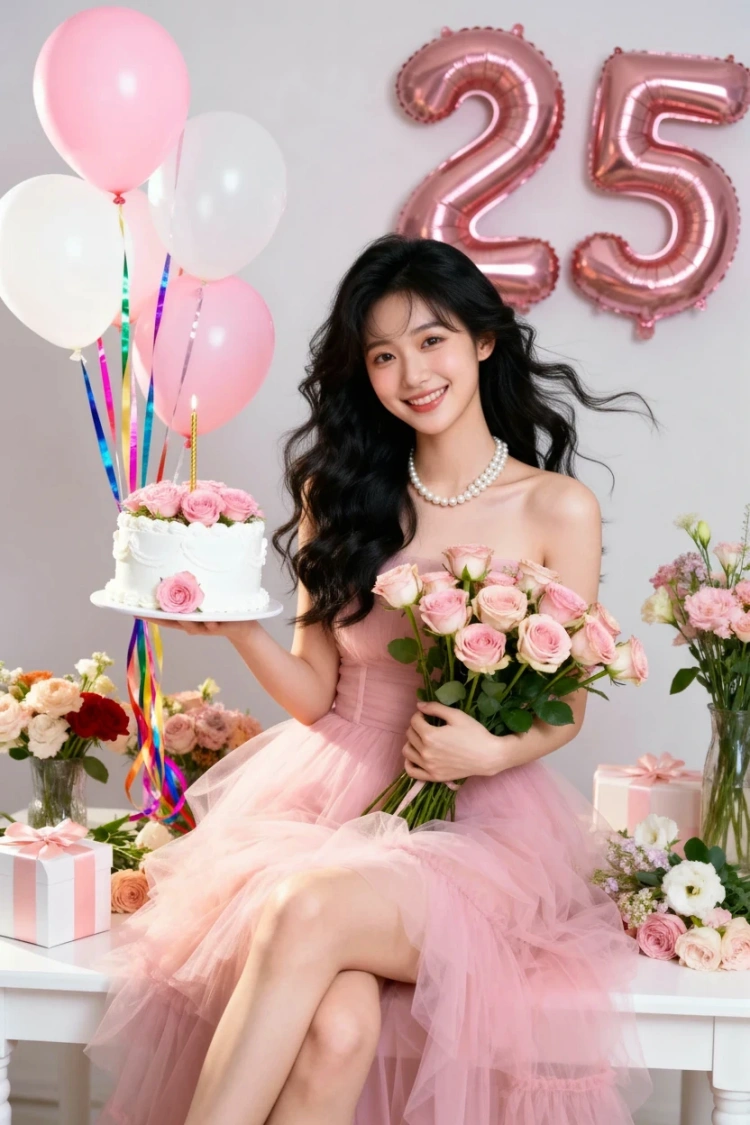 誕生日プロンプト写真 25歳