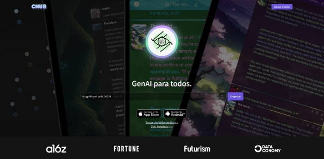 Inicio de sesión en Chub AI