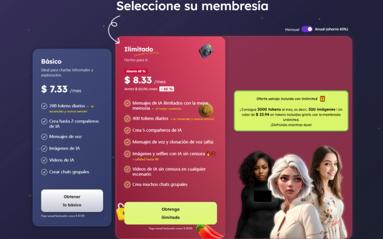 Precios de Nastia AI