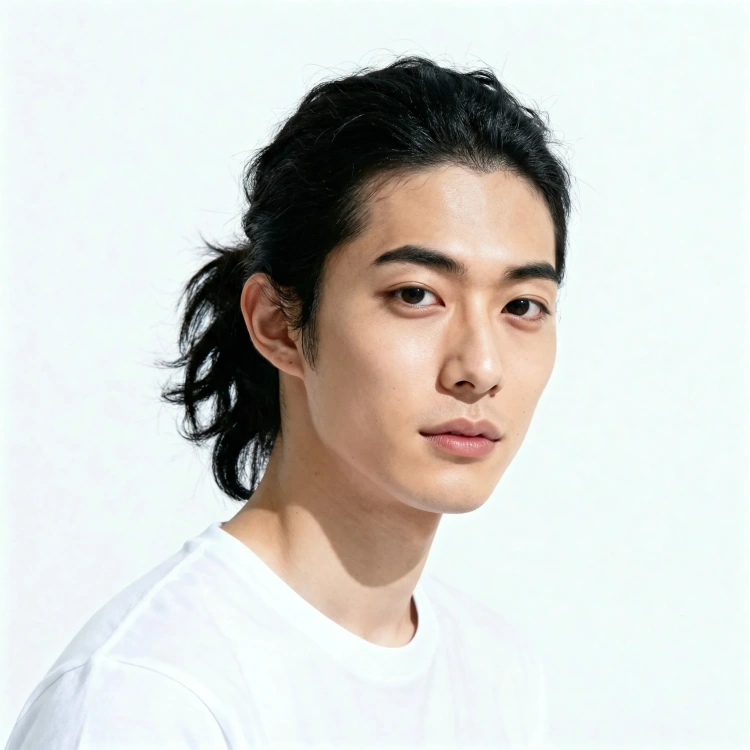 ポニーテール、一つ結び