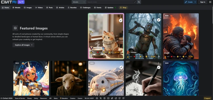 civitai ui