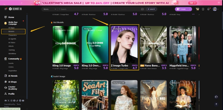 SeaArt AI Models