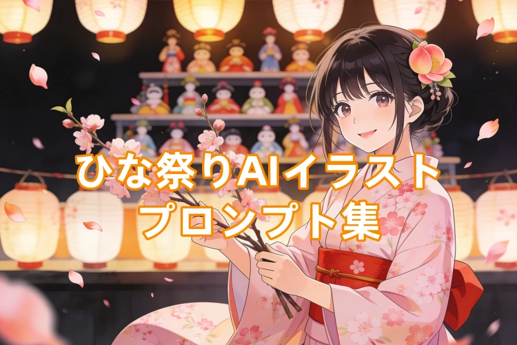 【2026】ひな祭りAIイラストのプロンプト全集｜無料＆コピペOK