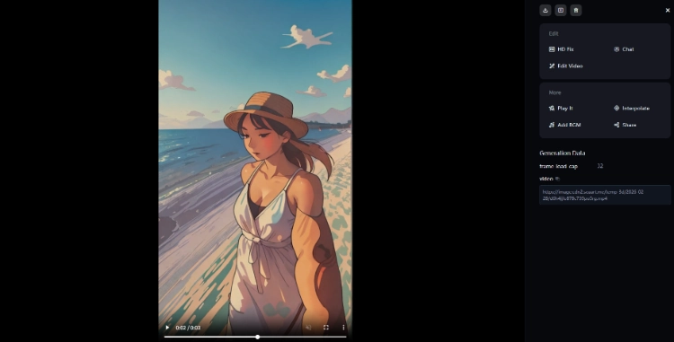SeaArt AI Video to Cartoon