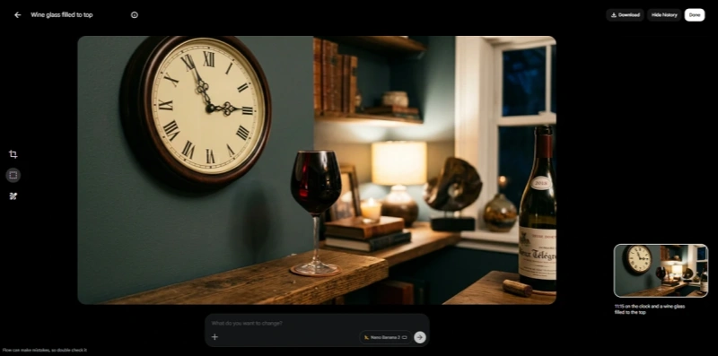 nano banana 2デメリット 時計の文字盤 苦手