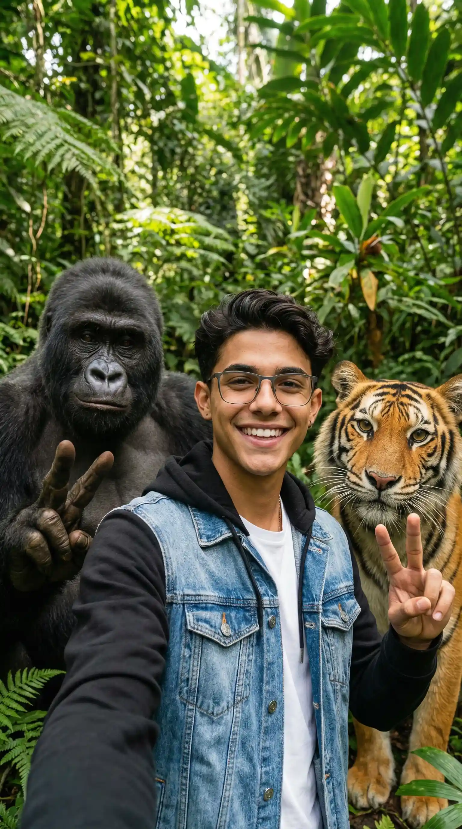 Selfie de vida silvestre