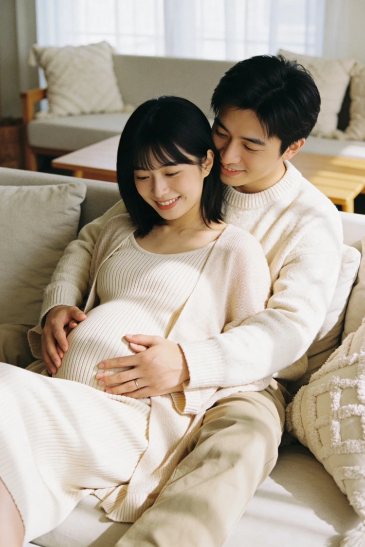 屋内カジュアルカップル