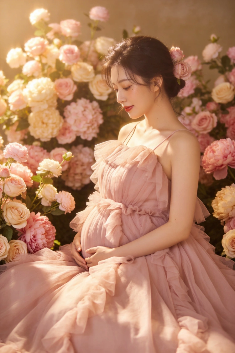 ファインアートマタニティポートレート