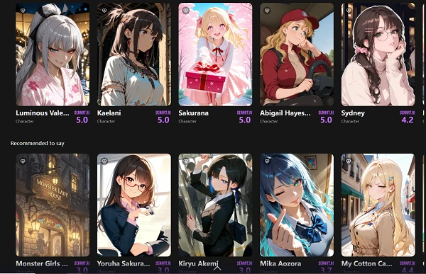 SeaArt AI Character Chat