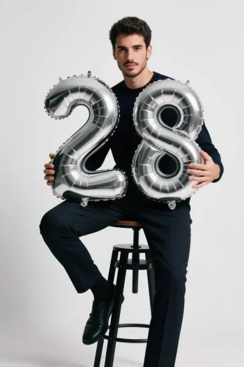 Anniversaire minimaliste en studio